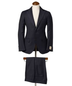 CARLO BARBERA ウール ウインドウペーン スーツ