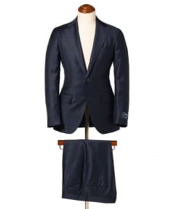 Ermenegildo Zegna ネイビーシャドウチェック スーツ