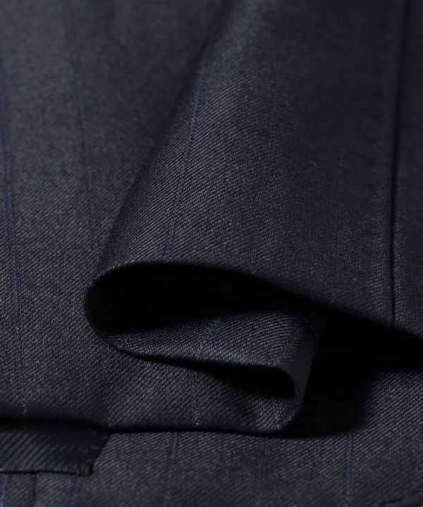 Ermenegildo Zegna ウールシルク カラーストライプ スーツ