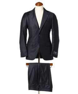 Ermenegildo Zegna ウールシルク カラーストライプ スーツ
