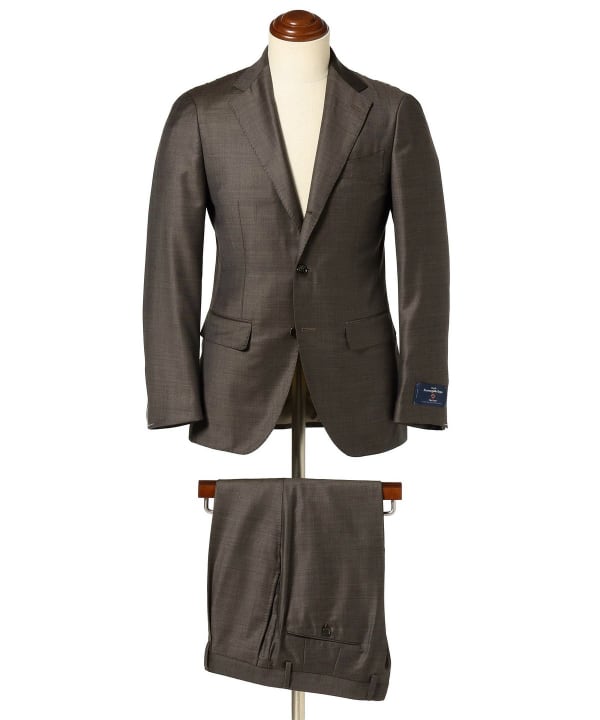 Ermenegildo Zegna シャークスキン メランジ スーツ