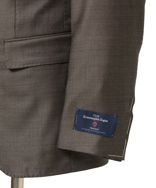 Ermenegildo Zegna シャークスキン メランジ スーツ