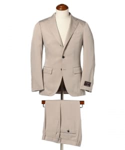 Ermenegildo Zegna シルク ソリッド スーツ