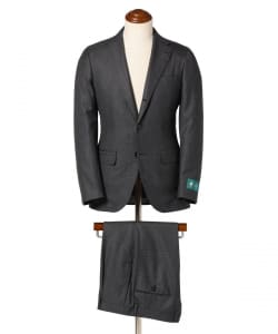CERRUTI ウール グレンチェック スーツ