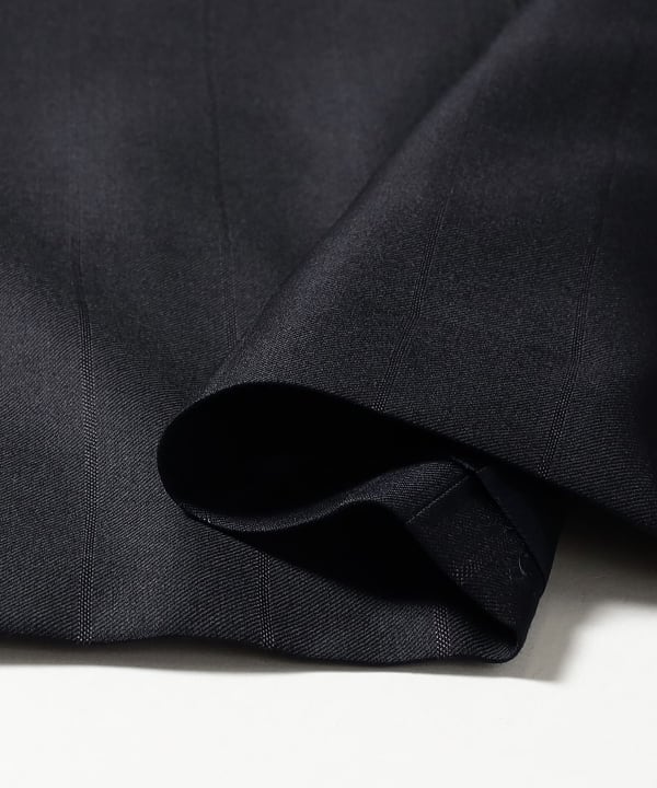 Ermenegildo Zegna ウールシルク ワイドストライプ スーツ