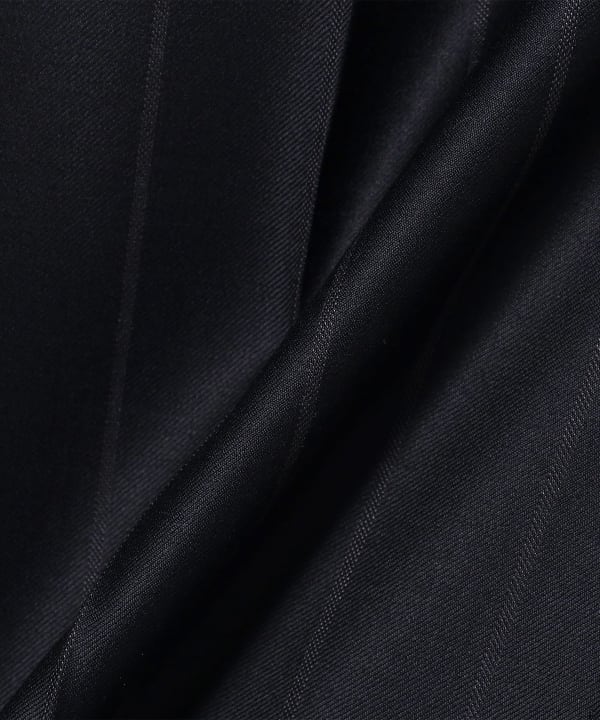 Ermenegildo Zegna ウールシルク ワイドストライプ スーツ