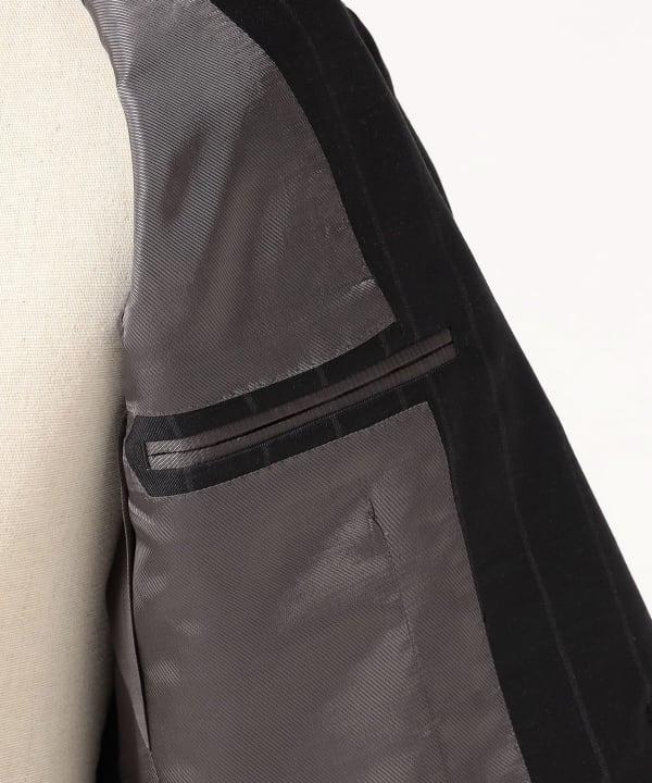 Ermenegildo Zegna ウールシルク ワイドストライプ スーツ