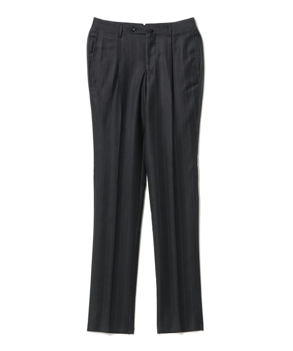 Ermenegildo Zegna ウールシルク ワイドストライプ スーツ