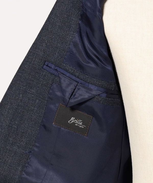 Ermenegildo Zegna ウール ソリッド スーツ