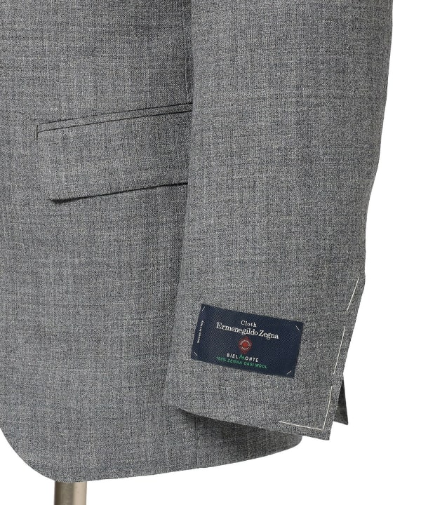 Ermenegildo Zegna ウール ソリッド スーツ