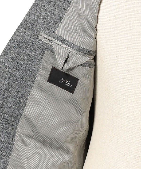 Ermenegildo Zegna ウール ソリッド スーツ