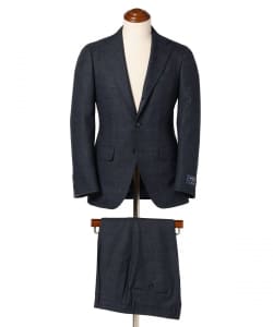 Ermenegildo Zegna ウール ソリッド スーツ
