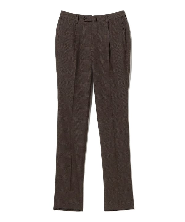 DRAGO ウールカシミヤ ブラウングレンチェック スーツ