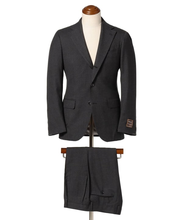 DRAGO ウールカシミヤ ソリッド スーツ