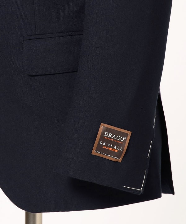 DRAGO ウールカシミヤ ソリッド スーツ
