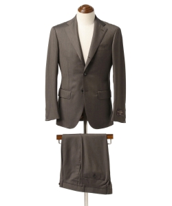 ▲Brilla per il gusto / V.B. CANONICO ミニヘリンボーン スーツ