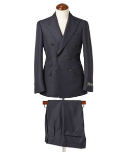 ▲Brilla per il gusto / DORMEUIL ウールモヘヤ ダブルブレスト スーツ