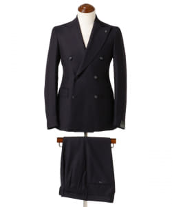 ▲TAGLIATORE / COSTA AZZURRA ホップサック ダブル スーツ