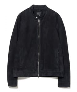 【別注】EMMETI / JURI BEAMS3 スエード シングル ライダースジャケット