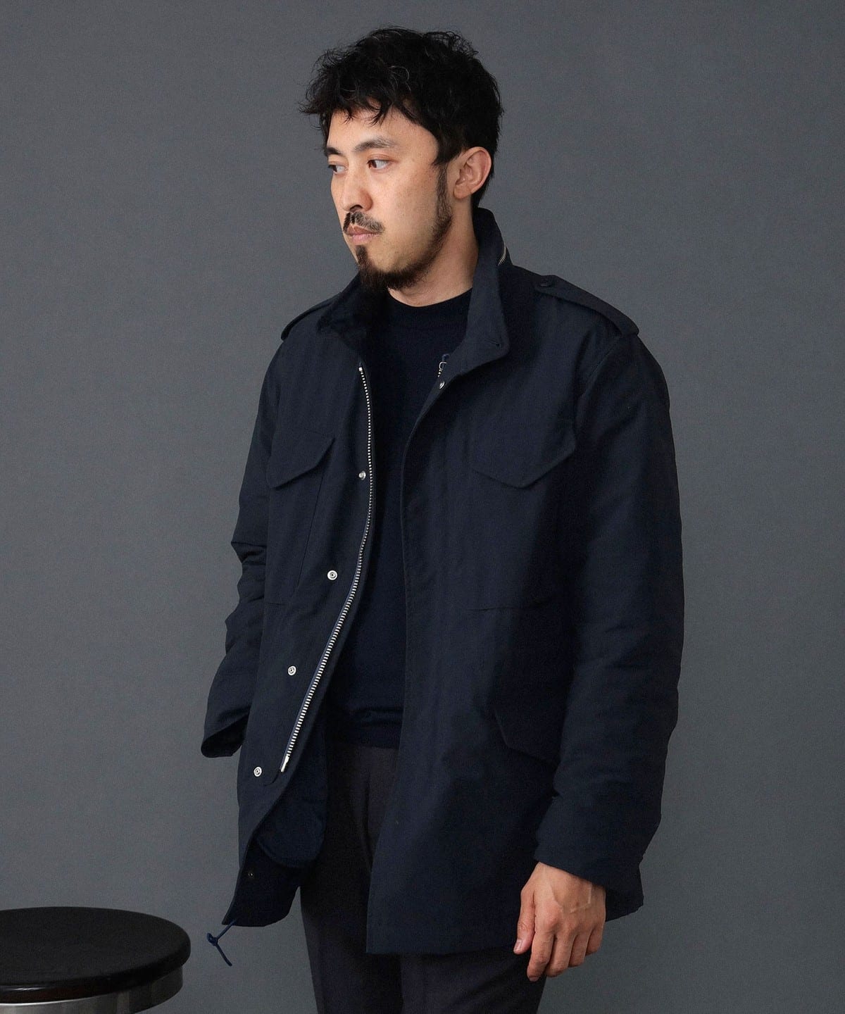 【別注】M. I.D. A. ミダ / M-65 ミリタリージャケット ブルゾン MEN NAVY/20 XS 【別注】M. I.D. A. ミダ / M-65 ミリタリージャケット ブルゾン MEN NAVY/20 XS