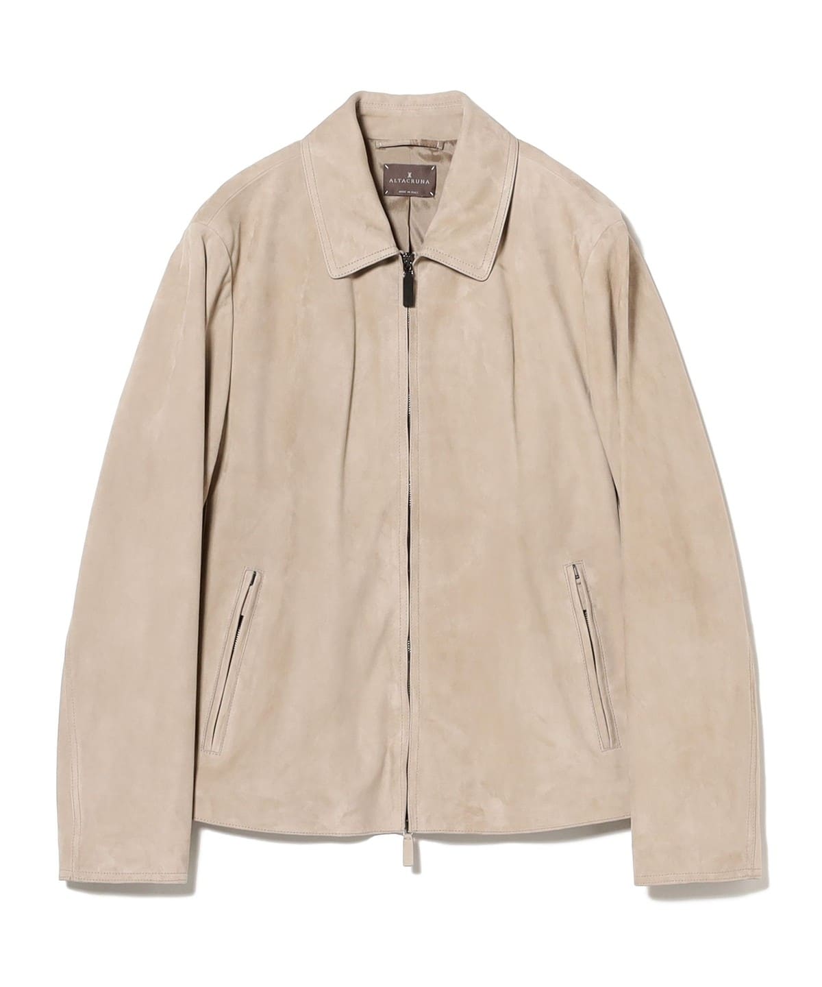 【別注】ALTACRUNA / スエード ライダースジャケット ブルゾン MEN BEIGE/0625 48 【別注】ALTACRUNA / スエード ライダースジャケット ブルゾン MEN BEIGE/0625 48