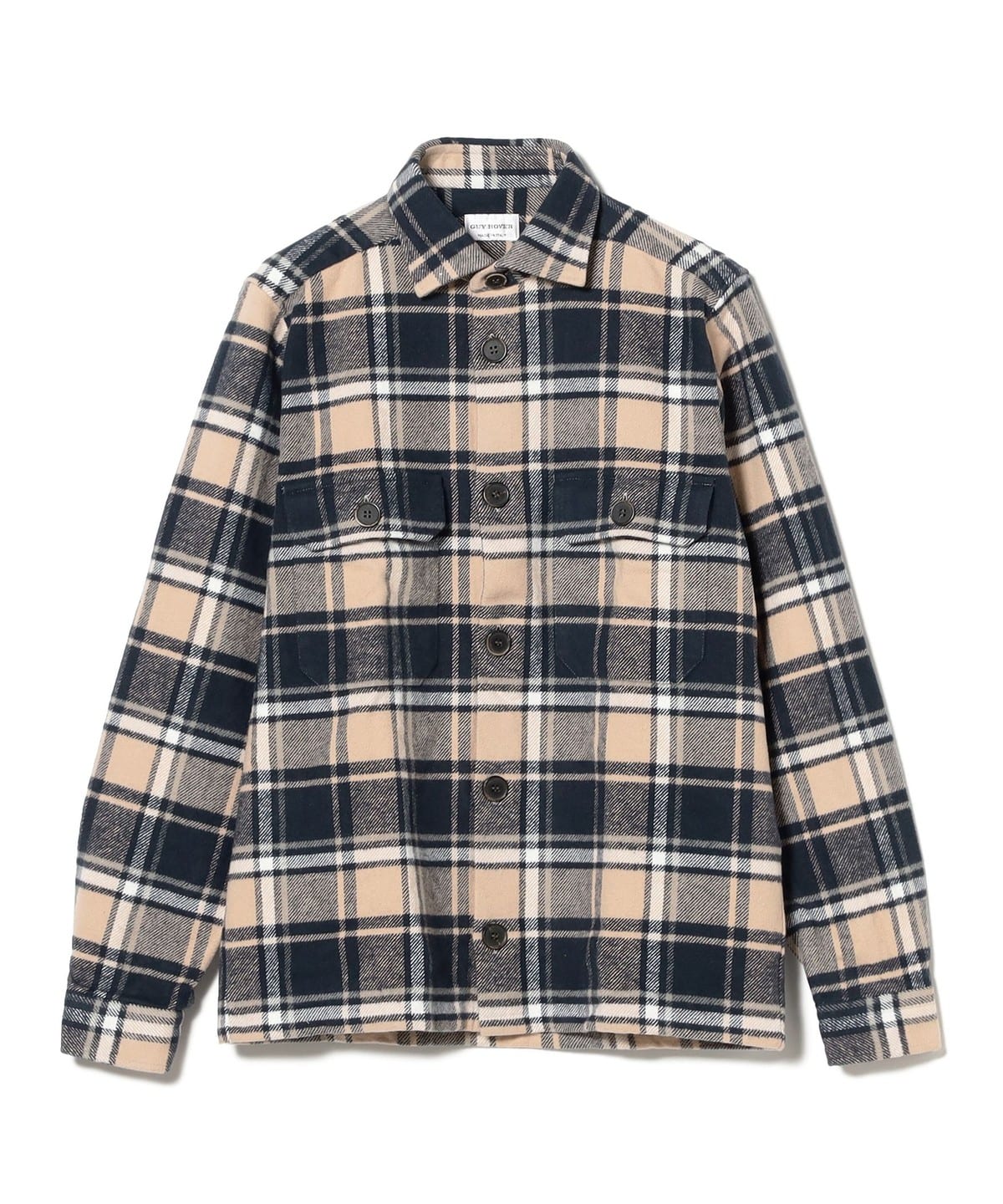 GUY ROVER × BEAMS 24AW ブロックチェック シャツブルゾン GUY ROVER × BEAMS 24AW ブロックチェック シャツブルゾン シャツ