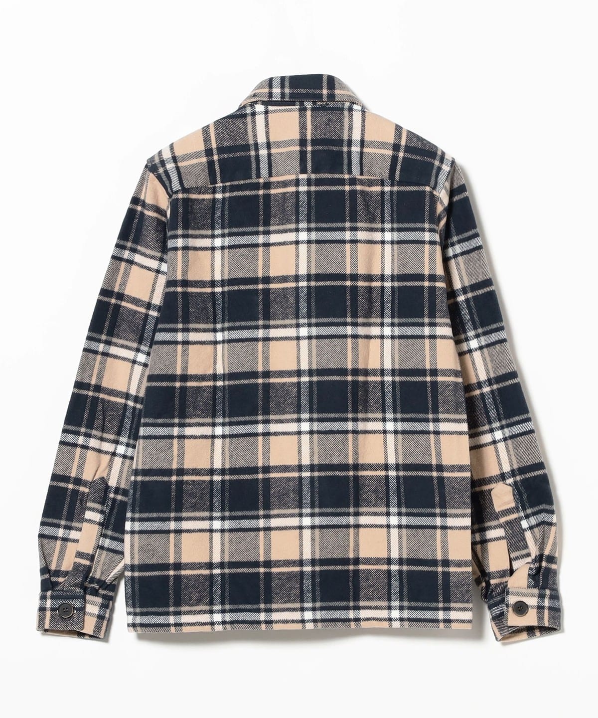 BEAMS別注 GUY ROVER ブロック チェック シャツ ジャケット