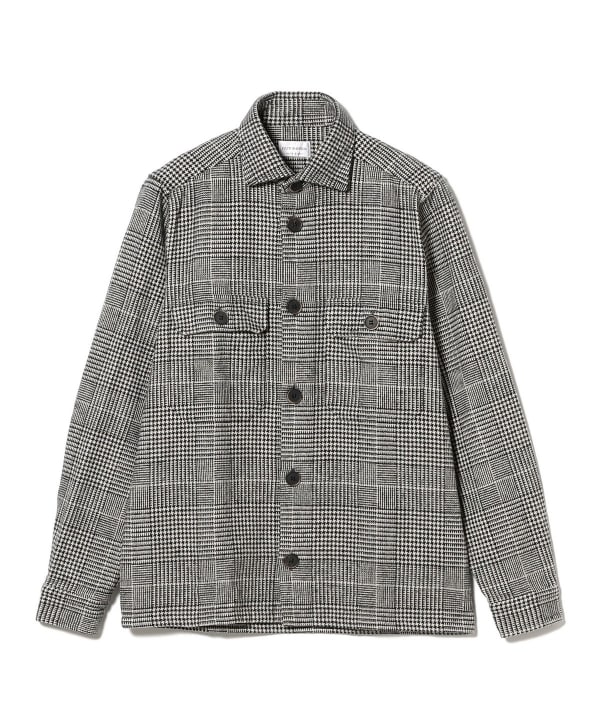 headgoonie ヘッドグーニー　藍染グレンチェックカンフーシャツジャケット Brilla per il gusto（ブリッラ ペル イル グスト）【別注】GUY ROVER