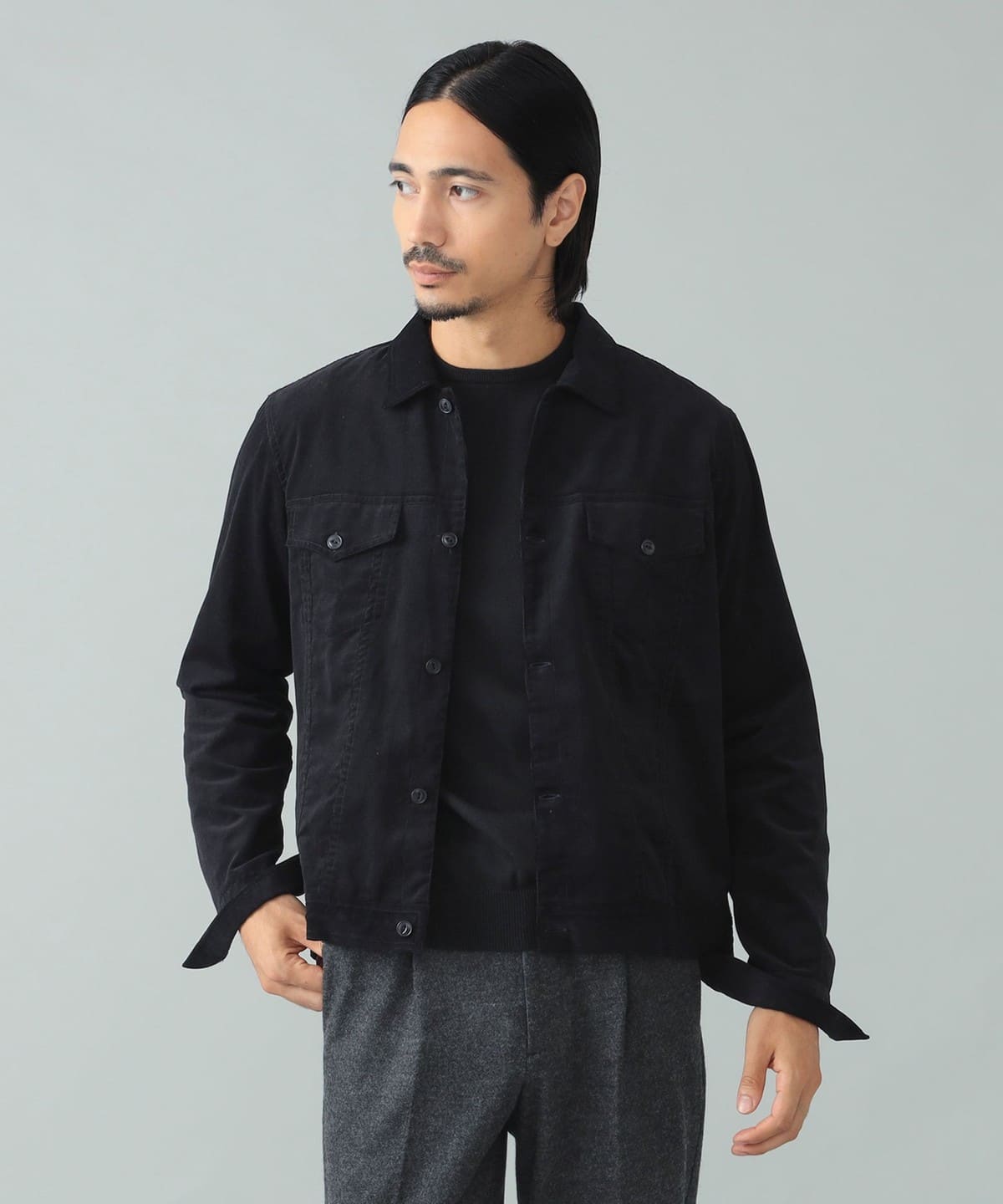 【別注】GUY ROVER ギローバー / コーデュロイ Gジャケット ブルゾン MEN BLACK/14 S 【別注】GUY ROVER ギローバー / コーデュロイ Gジャケット ブルゾン MEN BLACK/14 S