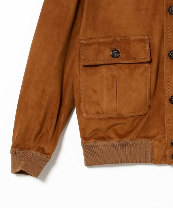 Valstarino x Brilla 別注 ドライビングブルゾン ゴートレザー Brilla per il gusto（ブリッラ ペル イル グスト）【別注