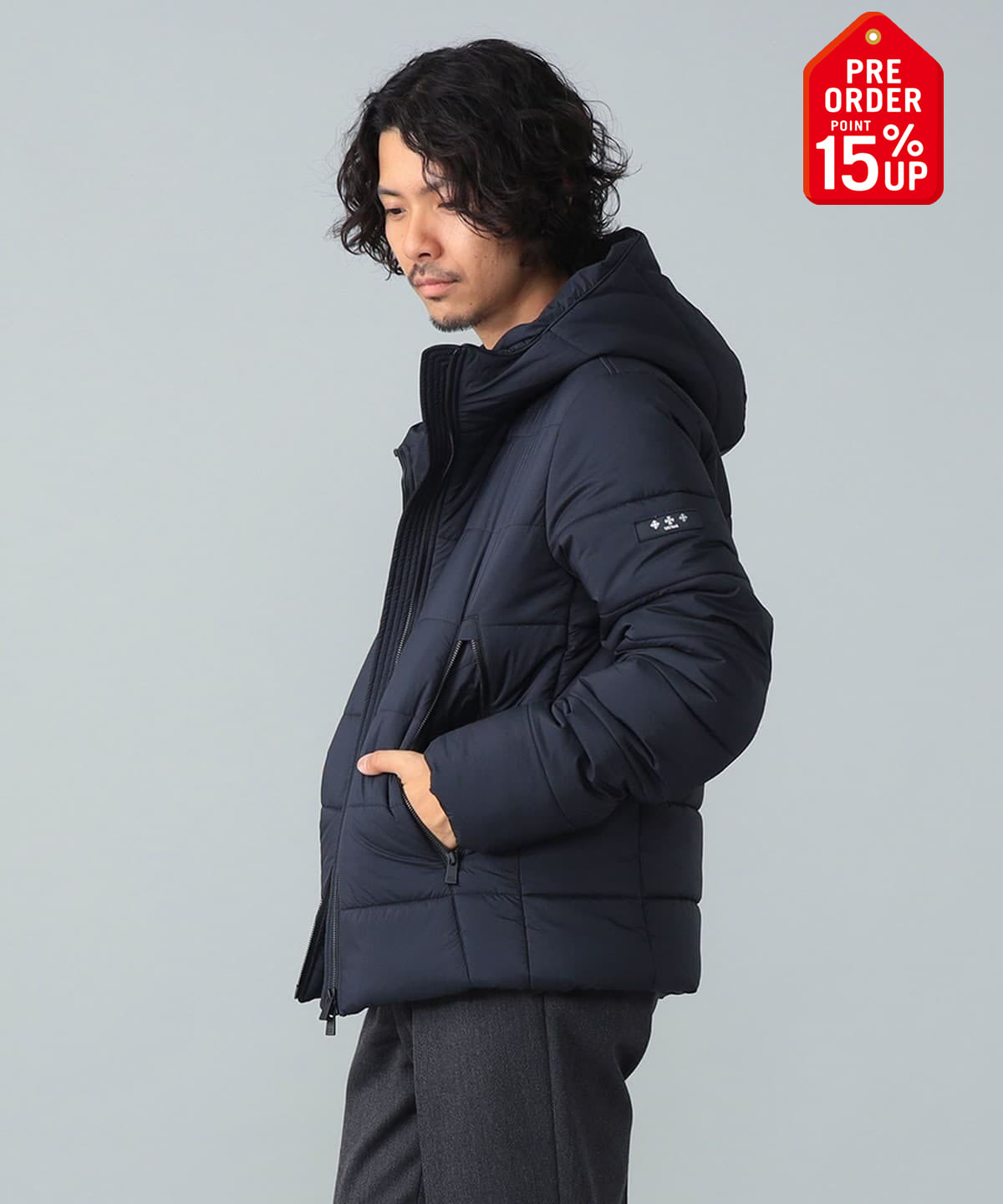 【+15%ポイントUP】【別注】TATRAS タトラス / WADIO フーデッド ブルゾン ブルゾン MEN NAVY 2 【+15%ポイントUP】【別注】TATRAS タトラス / WADIO フーデッド ブルゾン ブルゾン MEN NAVY 2