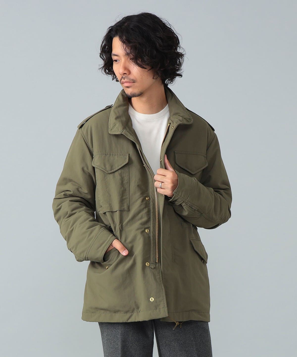 【別注】M. I.D. A. ミダ / M-65 ミリタリージャケット ブルゾン MEN OLIVE XS 【別注】M. I.D. A. ミダ / M-65 ミリタリージャケット ブルゾン MEN OLIVE XS