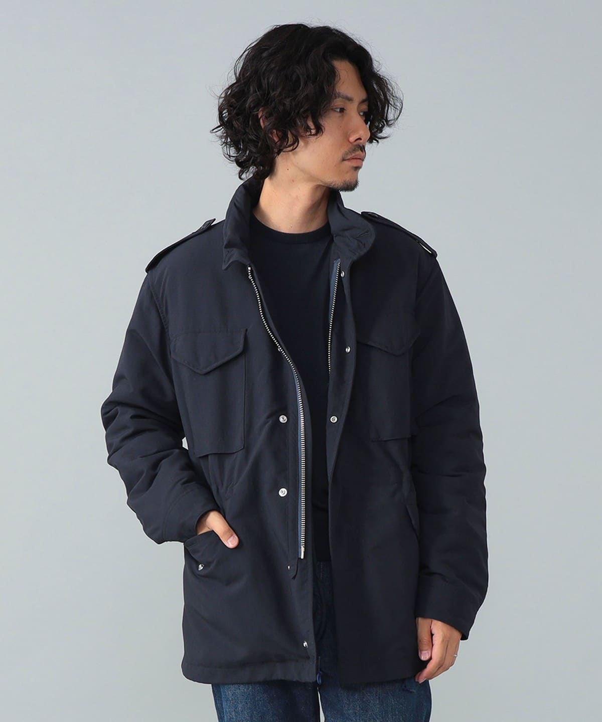 【別注】M. I.D. A. ミダ / M-65 ミリタリージャケット ブルゾン MEN NAVY M 【別注】M. I.D. A. ミダ / M-65 ミリタリージャケット ブルゾン MEN NAVY M