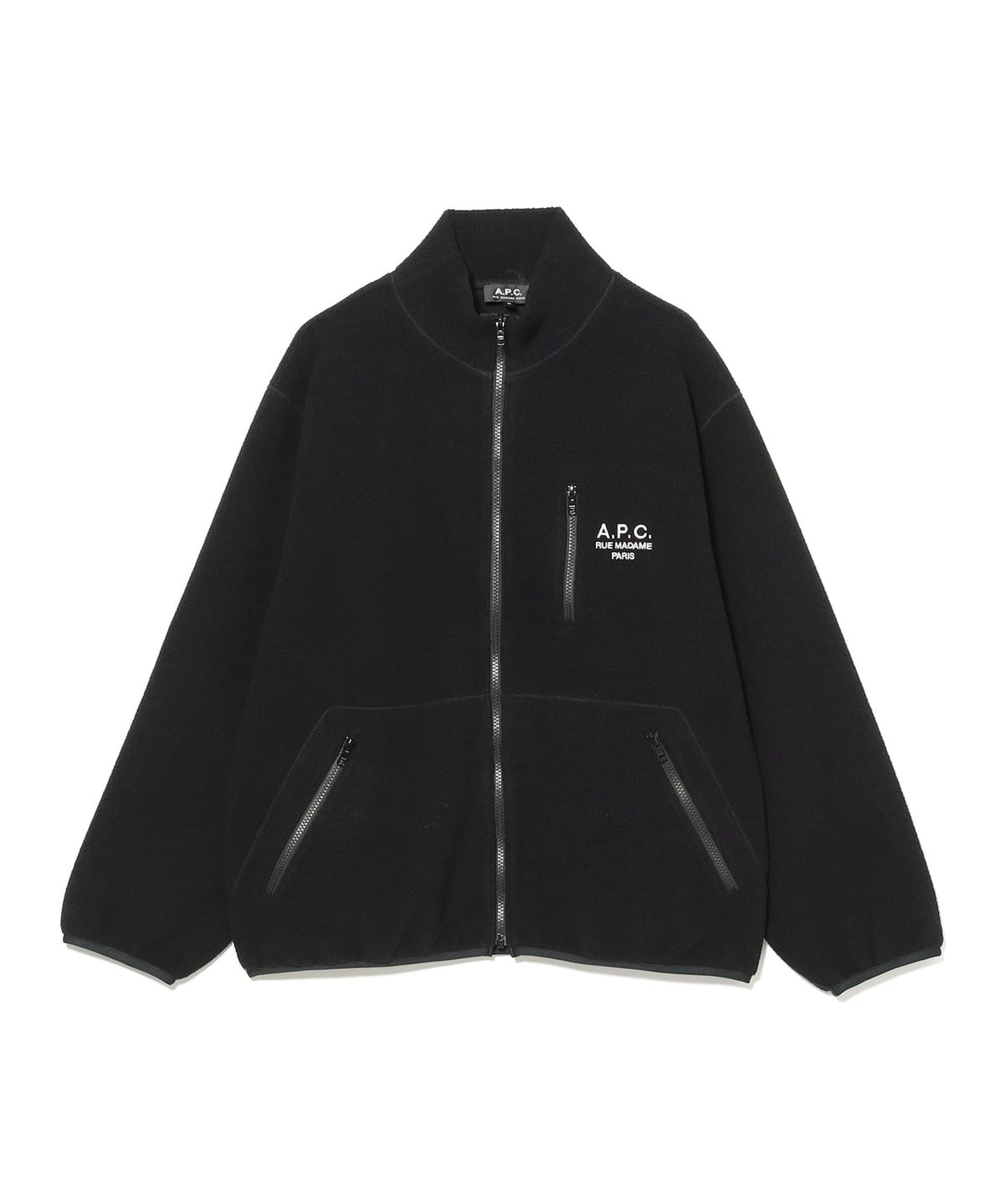 A. P.C. アーペーセー / POLAIRE フリース ブルゾン ブルゾン MEN BLACK/99 S A. P.C. アーペーセー / POLAIRE フリース ブルゾン ブルゾン MEN BLACK/99 S