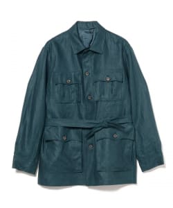 【別注】D.C.WHITE / リネン サファリジャケット