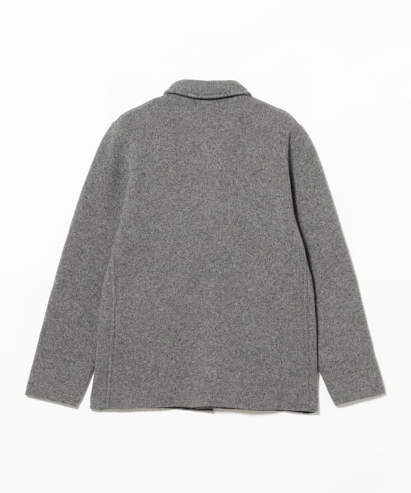 LARDINI / ウールナイロン ネップツイード カバーオール ニットジャケット