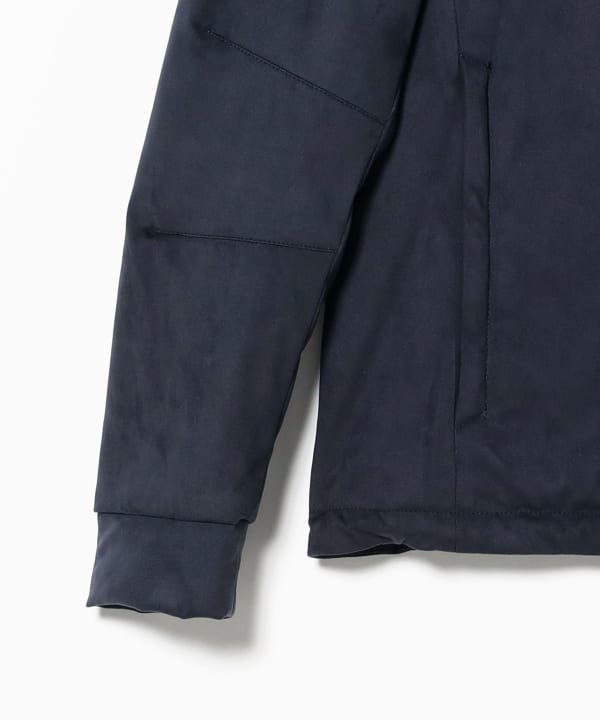 HERNO / エコスエード フーデッド ジップアップ ブルゾン