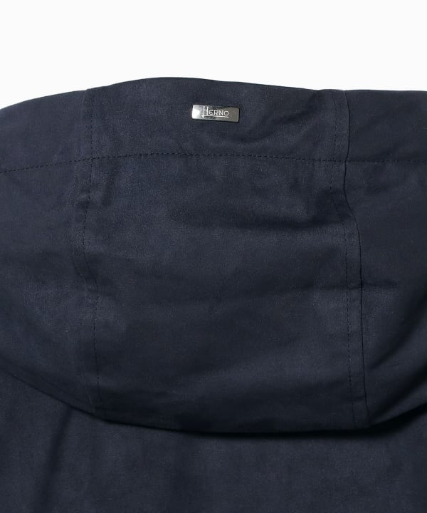 HERNO / エコスエード フーデッド ジップアップ ブルゾン
