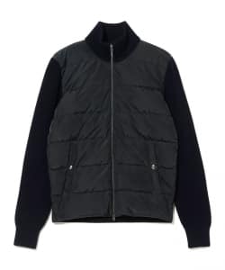 HERNO / ウールニット コンビ ダウンブルゾン