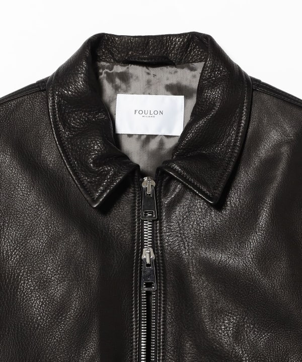 【別注】FOULON MILANO / PAUL レザー シングル ライダースジャケット
