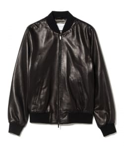 【別注】FOULON MILANO / BRIXTON ラムナッパレザー ボンバージャケット