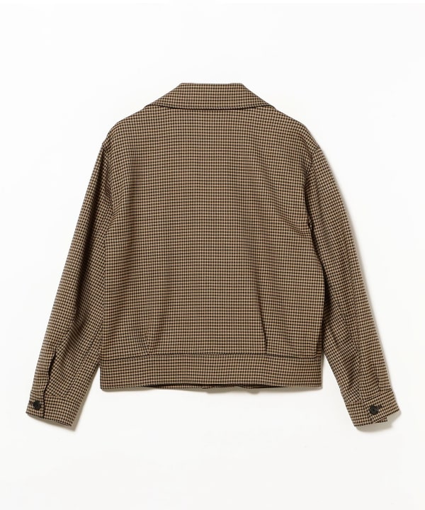 TAGLIATORE / GAREY ガンクラブチェック ショートブルゾン