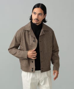 TAGLIATORE / GAREY ガンクラブチェック ショートブルゾン