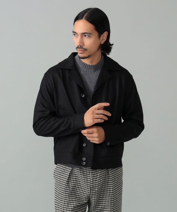 TAGLIATORE / GAREY ソリッド ショートブルゾン Model：H181cm　Size：48