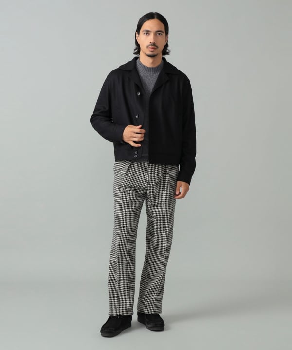 TAGLIATORE / GAREY ソリッド ショートブルゾン Model：H181cm　Size：48