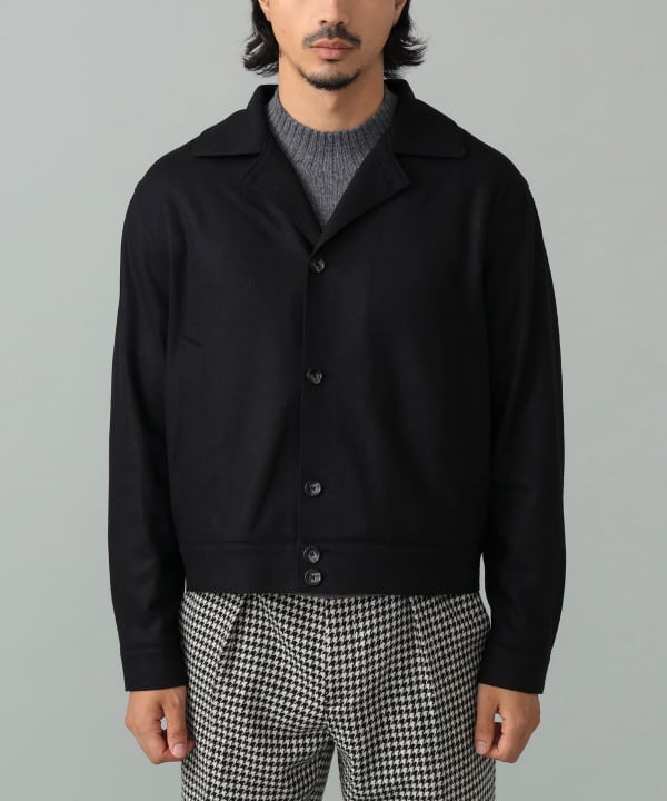 TAGLIATORE / GAREY ソリッド ショートブルゾン Model：H181cm　Size：48