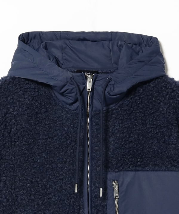 A.P.C. / JULIAN フリース フーデット ブルゾン