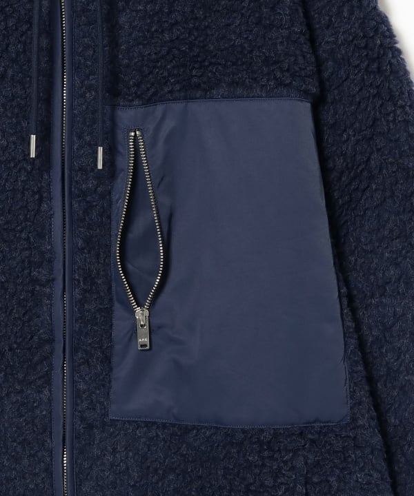 A.P.C. / JULIAN フリース フーデット ブルゾン