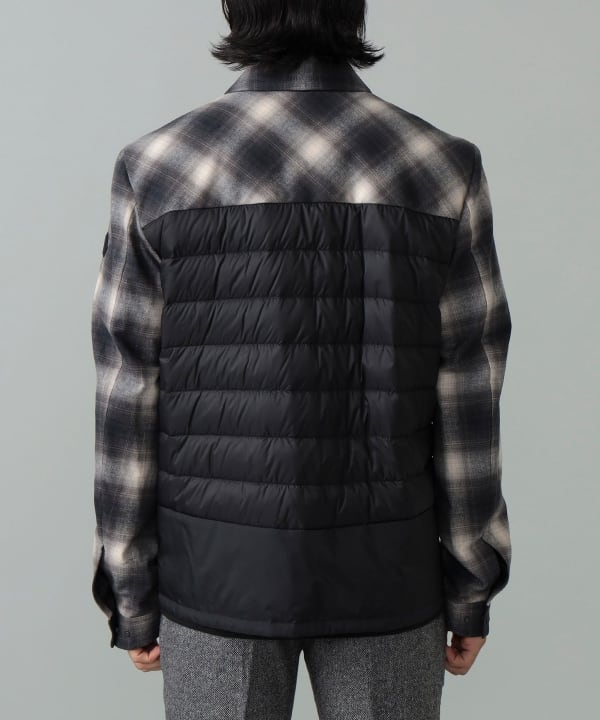 MONCLER / CORNISELLO チェック柄 ダウンジャケット Model：H181cm　Size：3