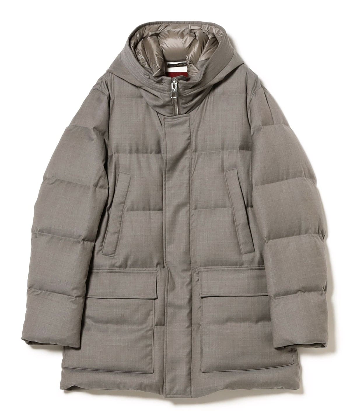 MONTECORE モンテコーレ / フーデッド ダウンコート コート MEN GREY/26 44 MONTECORE モンテコーレ / フーデッド ダウンコート コート MEN GREY/26 44